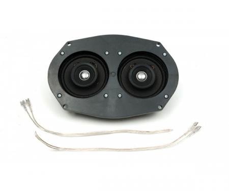 Chevelle Speakers, Dual Front, 50 Watt, For Cars With Factory Mono Radio, 1970-1972
