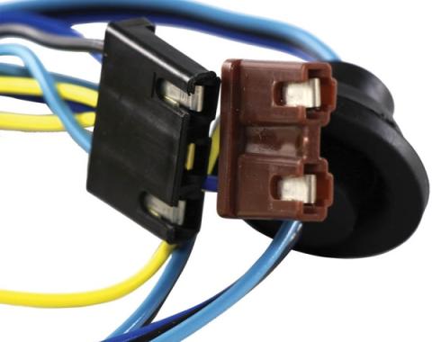 Chevelle Windshield Wiper Motor Wiring Harness, 2-Speed, With Washer, 1965