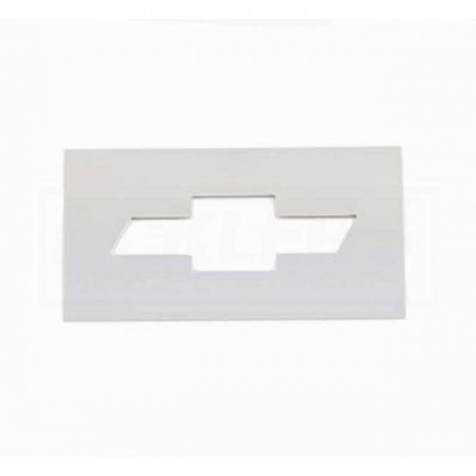 Chevelle And Malibu Side Marker Light Inserts, Stainless Steel With Bowtie, Front, 1968