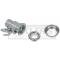 El Camino Glove Box Lock Assemblies - Uncoded Case, Bezel And Chrome Nut, 1966-1967