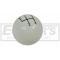 El Camino Shift Knob, 4-Speed, White, With 3/8 Thread, 1969-1972