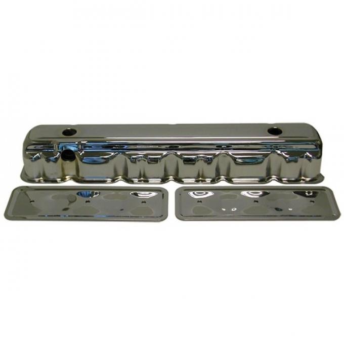 El Camino Chrome Valve Covers L6, 1964-1974