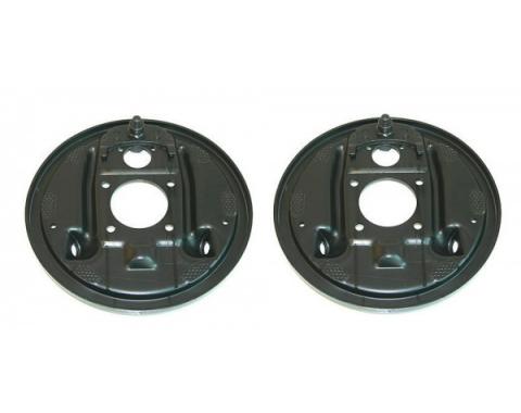 El Camino Rear Drum Backing Plate, Without Splash Shield, 1964-1972