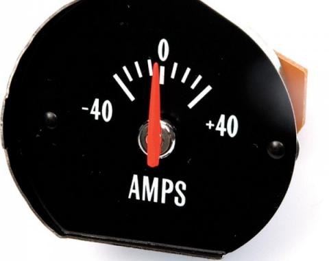 Chevelle Amp Gauge, With White Numbers, Super Sport (SS), 1971-1972