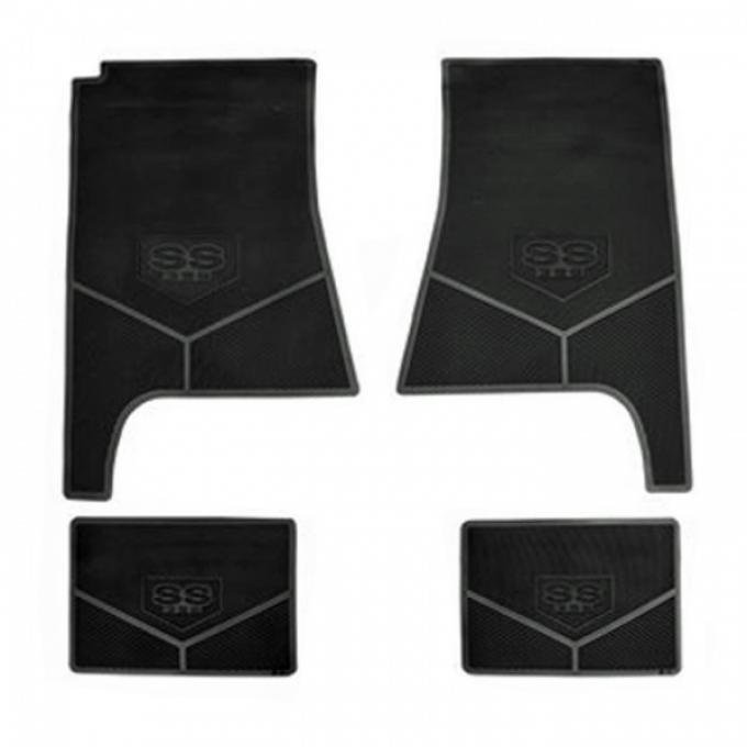 Legendary Auto Interiors Chevelle Super Sport Floor Mat, 396 Vinyl, 1968-1972