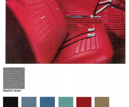 Legendary Auto Interiors Chevelle & Malibu Vinyl Covers, Front Seats, Split Bench, Show Correct, 1967