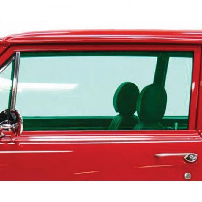 Chevelle Door Glass, 2-Door Coupe, Left Hand, 1965