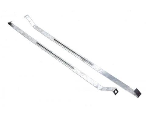 Chevelle Gas Tank Straps, Stainless Steel, 1964-1967