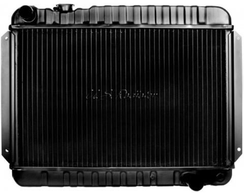 El Camino Radiator, Big Block, 4-Row, For Cars With Automatic Transmission & Air Conditioning, Desert Cooler, U.S. Radiator, 1966-1967