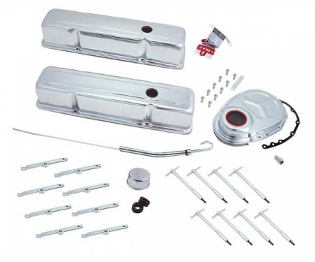 Nova - Engine Dress Up Kit, Small Block, Tall Valve Covers, 1962-1979