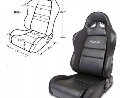 Chevelle & Malibu Bucket Seat, Sportsman Series, Left, 1964-1983