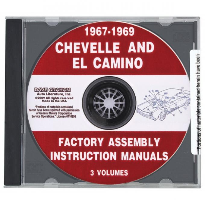 El Camino Service Manual Sets, PDF CD-ROM 1964-1977