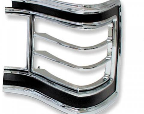 Chevelle Taillight Bezel, Right, Except Wagon, 1967