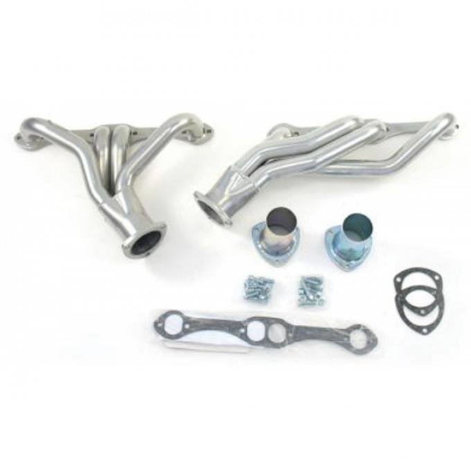 El Camino Exhaust Headers, Shorty Style, Small Block, For Cars With Manual Transmission & Floor Shift, 1964-1977