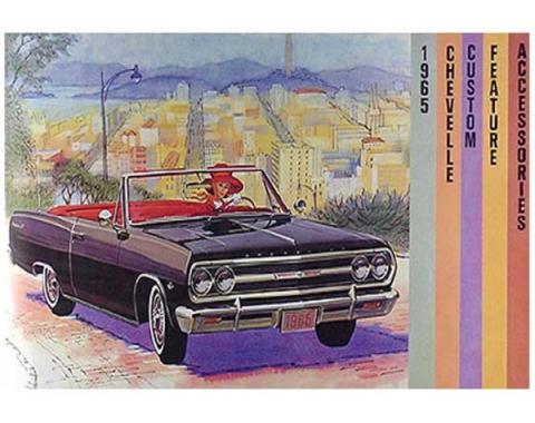 Chevelle And Malibu Color Accessory Brochure, 1965