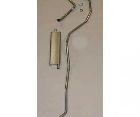 El Camino Single Exhaust System, Aluminized, 6-Cylinder, 1959-1960