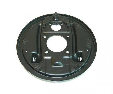 El Camino Rear Drum Backing Plate, Without Splash Shield, Left, 1964-1972