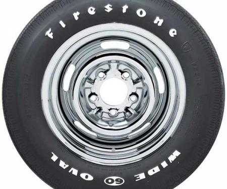 Chevelle Tire, Firestone Wide Oval, G70X14, White Letters, All Years