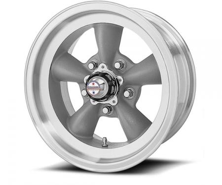 American Racing Torq-Thrust D Gray Wheel W/ Machine Lip, 16X8
