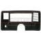 El Camino Dash Face Plate, Super Sport, Black With Red Stripe, 1986-1987