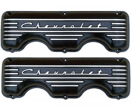 El Camino Valve Covers, Tall Style, With Rasied Chevrolet, 348 c.i.