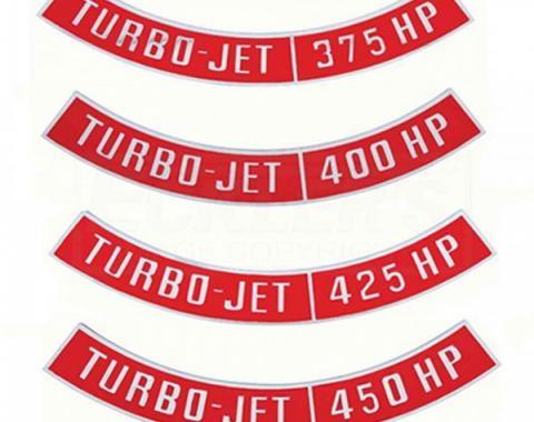 Chevelle Air Cleaner Emblem, Turbo Jet, 1964-1983