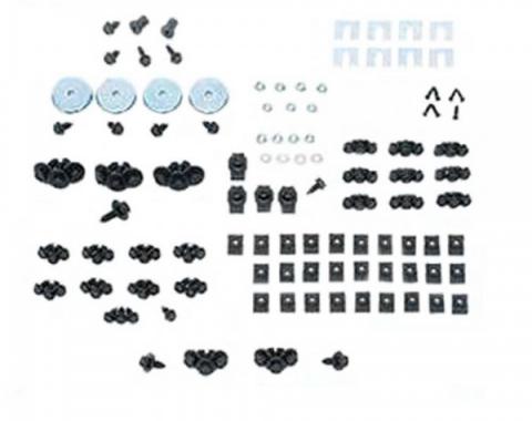 Front End Fastener Kit, Std, Stainless, 67-68