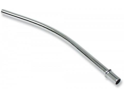 Chevelle Engine Oil Dipstick Tube, Small Block, Chrome, 1965-1972