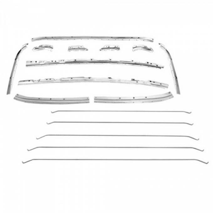 Chevelle - Headliner Retainer Kit, Coupe, 1968-1972