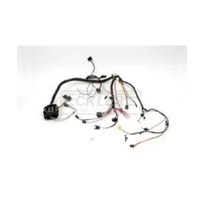 Chevelle Dash Wiring Harness, Main, For Cars With Standard Sweep Dash & Seat Belt Warning, 1972