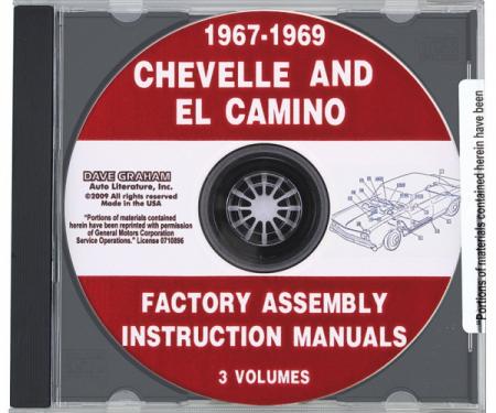 El Camino Service Manual Sets, PDF CD-ROM 1964-1977