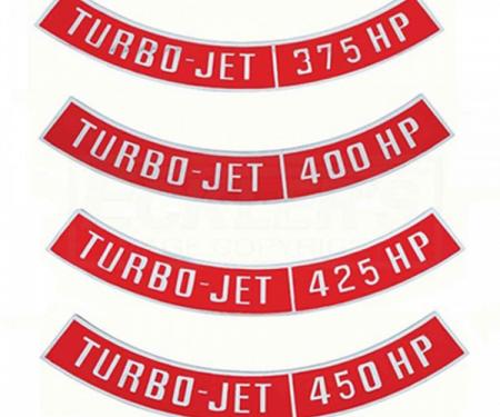 Chevelle Air Cleaner Emblem, Turbo Jet, 1964-1983