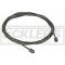 El Camino Parking Brake Cable, Intermediate, With TH350 Or Manual Transmissions, Stainless Steel, 1964-1967