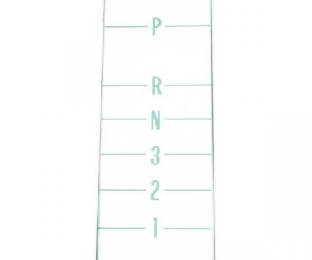 Chevelle Shift Indicator Lens, Center Console, Turbo Hydra-Matic Transmission, 1968-1970