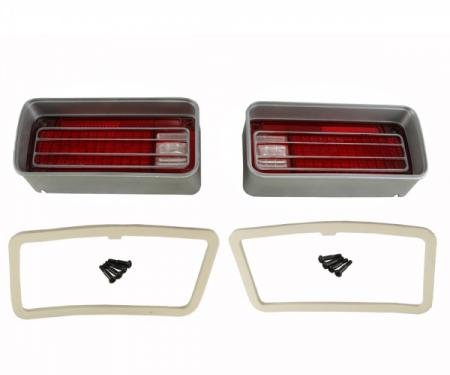 Chevelle And Malibu Taillight Lens, Kit, 1970