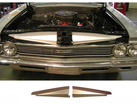 El Camino Core Support Filler Panel, Anodized Aluminum, 1966