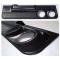 El Camino Lower Door Panels, With Dual Speaker Openings, Black, 1978-1987