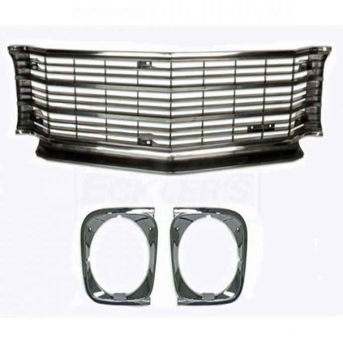 El Camino Grille Kit, With Headlight Bezels, Super Sport, 1972