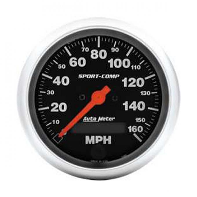 El Camino Speedometer, Electric, 160 MPH, Sport-Comp Series, AutoMeter, 1959-1987