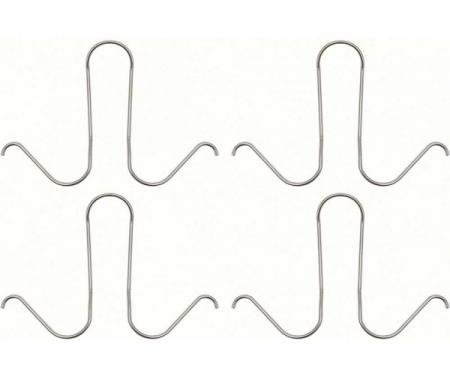 Shoulder Belt Retainers, Deluxe Interior, 68-69