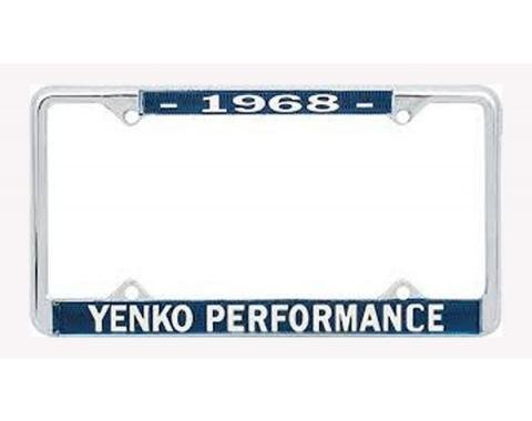 El Camino Yenko Performace License Frame, 1968