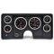 Malibu Instrument Cluster Panel, Black Finish, With Sport Comp Gauges, 1978-1981