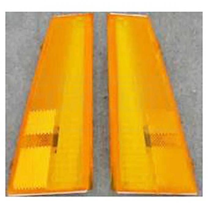 El Camino Front Side Marker Lens Set, Amber 1980-1981