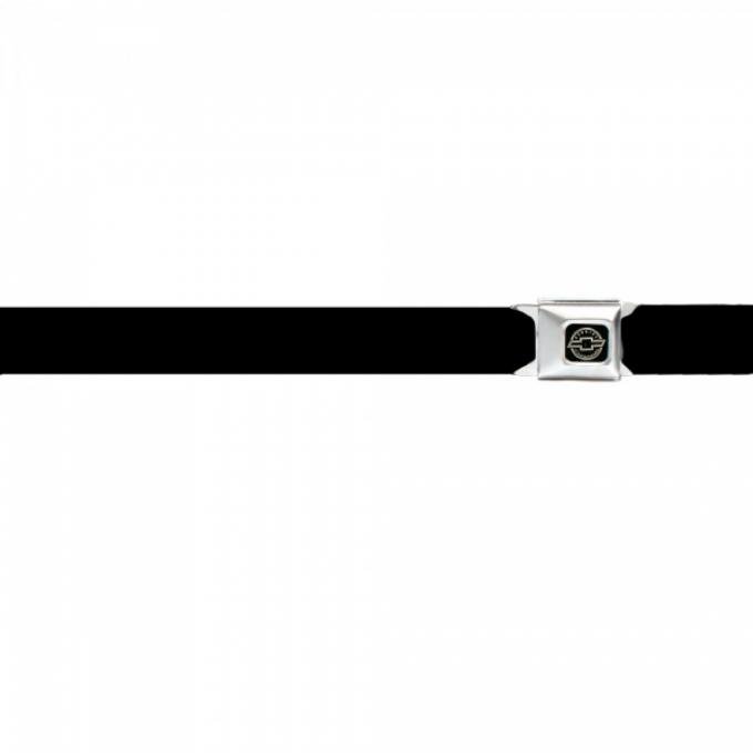 Seat Belt Belts, Chevy Bowtie Silver Logo