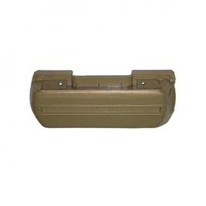 El Camino Armrest Base, Ivy Gold, 11", Left, 1968-1972