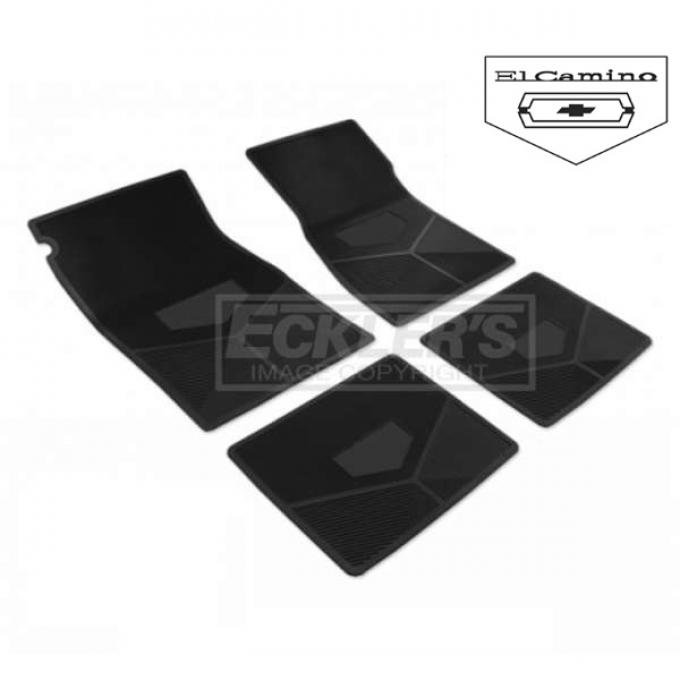 Legendary El Camino Vinyl Floor Mat With Bowtie, 1967