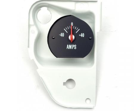 Chevelle Amp Gauge, With Housing & White Numbers, Super Sport (SS), 1971-1972