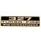 Chevelle Valve Cover Decal, 327 Turbo-Fire 350 hp, 1966