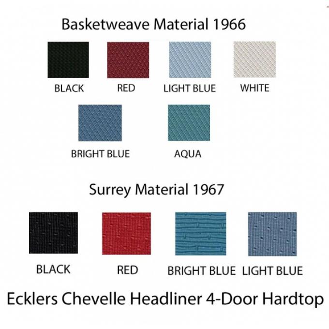 Chevelle Headliner, 4-Door Hardtop, 1966-1967
