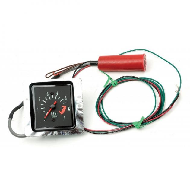 Chevelle Tachometer, 7000 RPM, InDash Clock Conversion, For Cars With